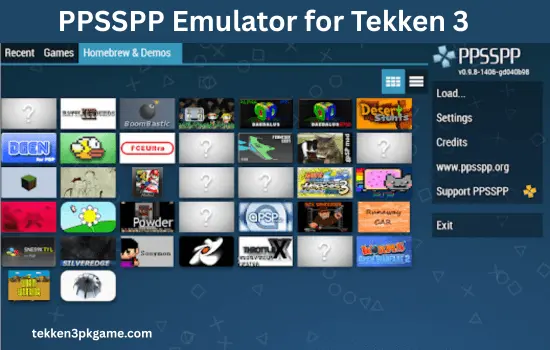 PPSSPP Emulator for Tekken3 
